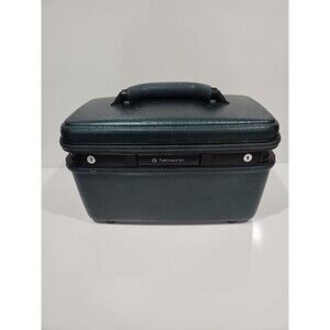 VTG Samsonite emerald green Train Case